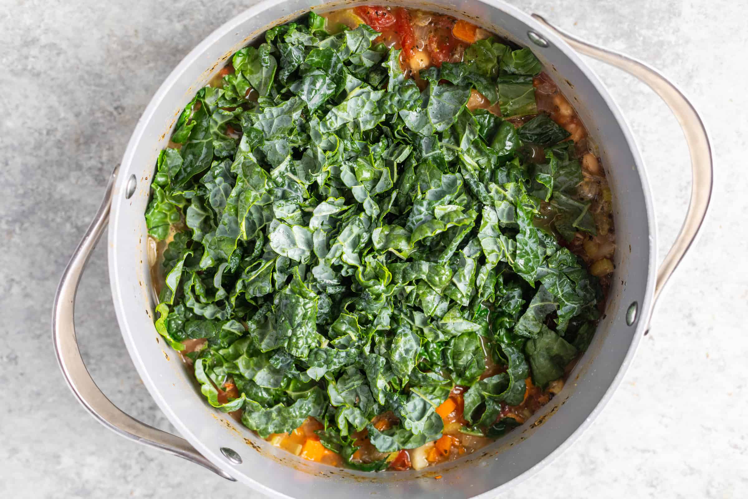 white bean soup with kale