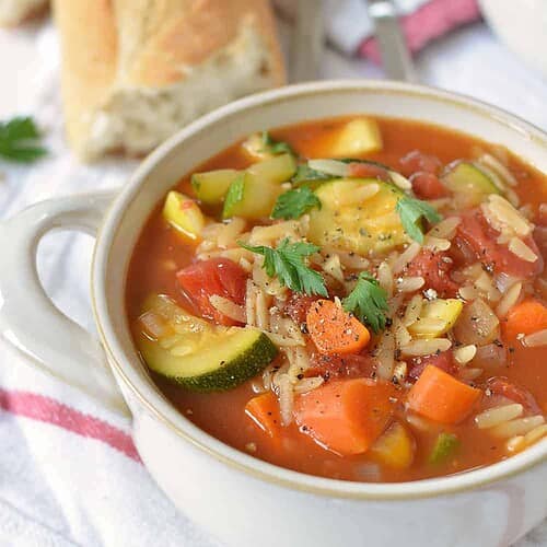 Italian Orzo Soup 6 Italian Orzo Soup