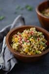 Jeweled Farro Salad! You've gotta try this salad for Thanksgiving or Christmas. Roasted butternut squash, pistachios, pomegranate seeds, farro, mint and parsley in a lemon dressing. SO good! | www.delishknowledge.com