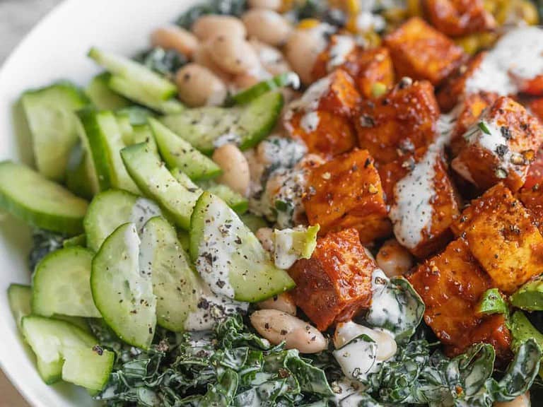 Bbq Kale Tofu Salad