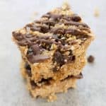 salted chocolate granola bars