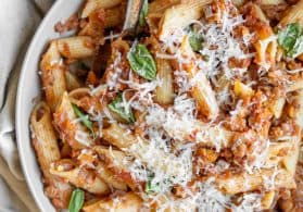 Vegan Lentil Bolognese