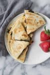 healthy vegetarian quesadillas
