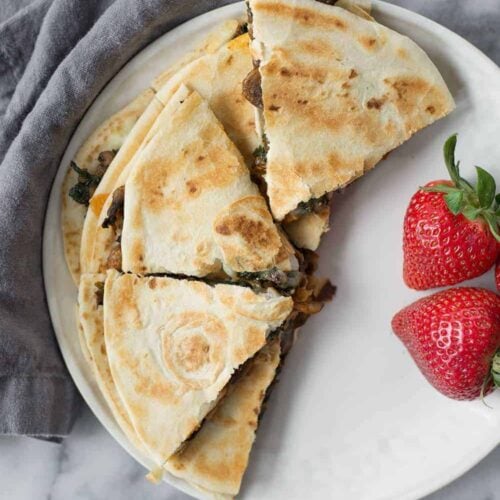 Healthy Vegetarian Quesadillas