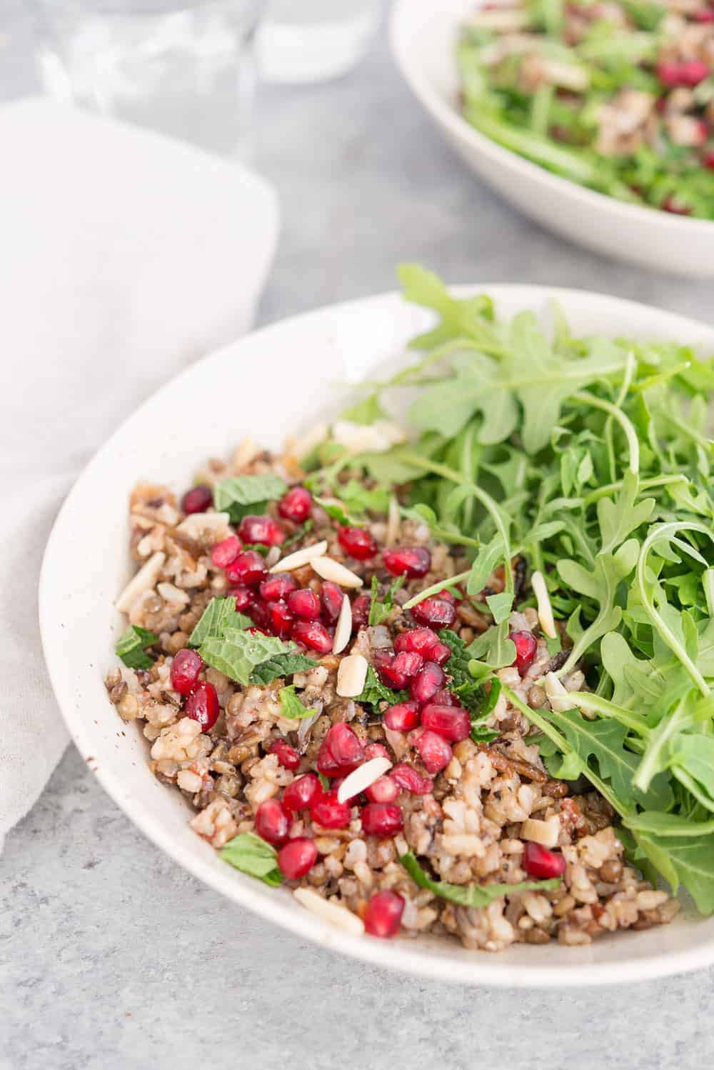 Wild Rice, Lentil And Arugula Salad