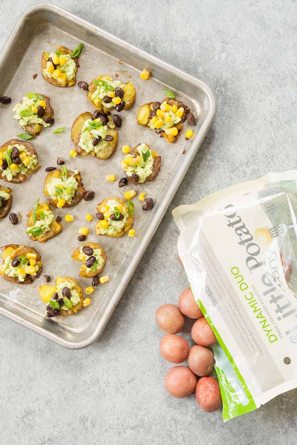 Vegan Loaded Smashed Potatoes 5 Loaded Smashed Potatoes