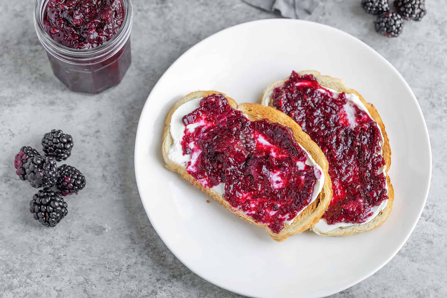 Homemade Blackberry Jam Low Sugar