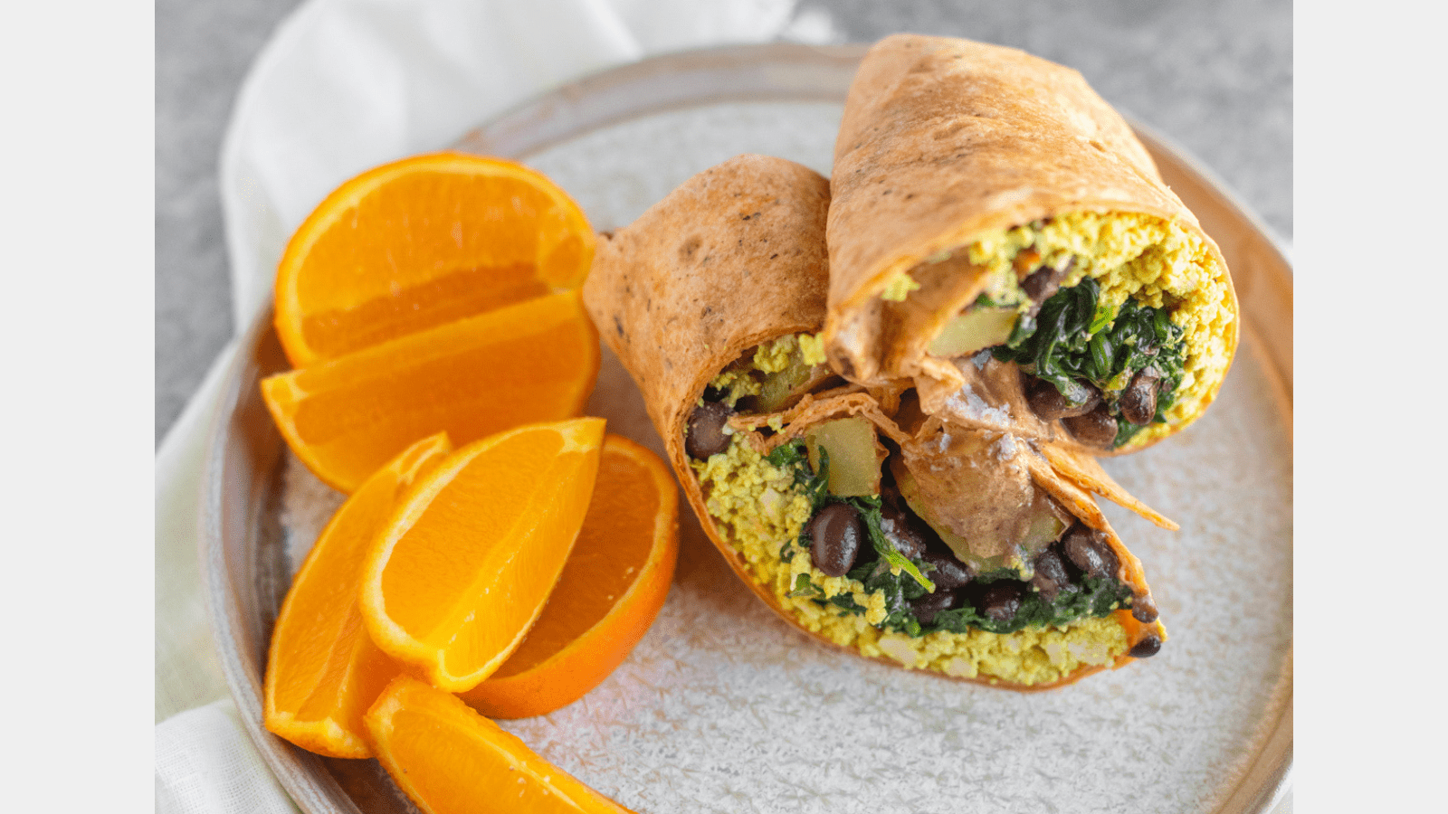 vegan breakfast burrito