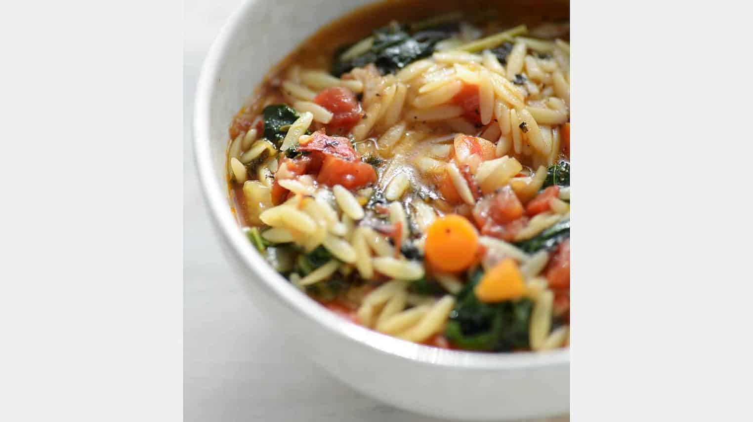 Tuscan Orzo Soup