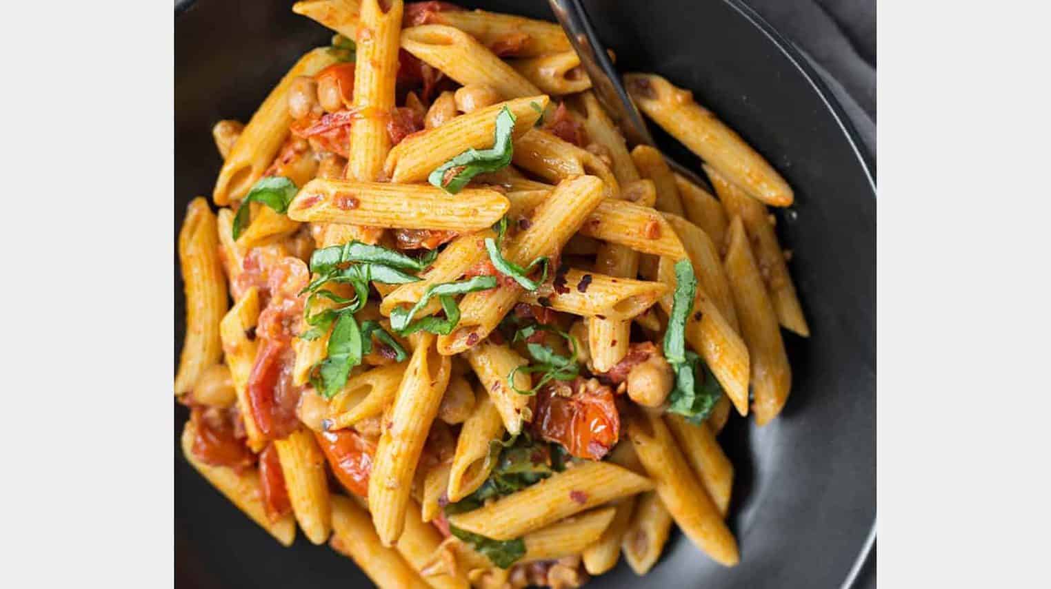 spicy tomato penne pasta