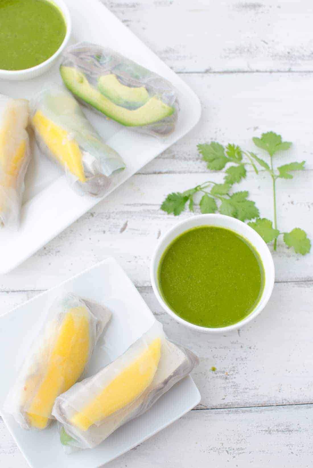 These Mango Avocado Spring Rolls Are Definitely Something To Try This Spring!