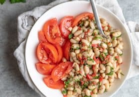 Marinated White Bean Salad