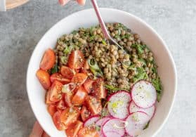 Marinated Lentil Salad