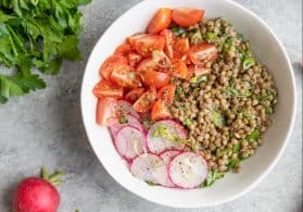 Meal Prep Lentil Salad