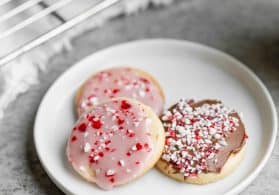 Vegan Meltaway peppermint Cookies