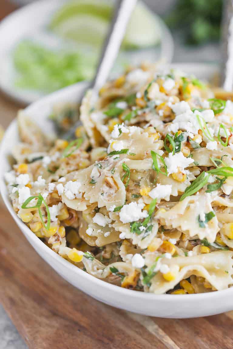 Mexican Street Corn Pasta Salad With Pasta