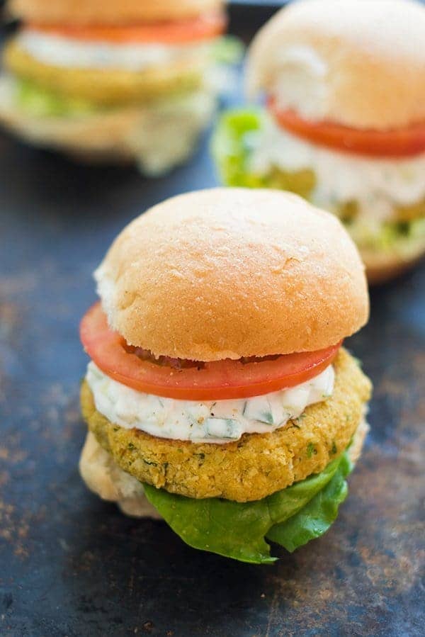 Vegetarian Chickpea Burgers