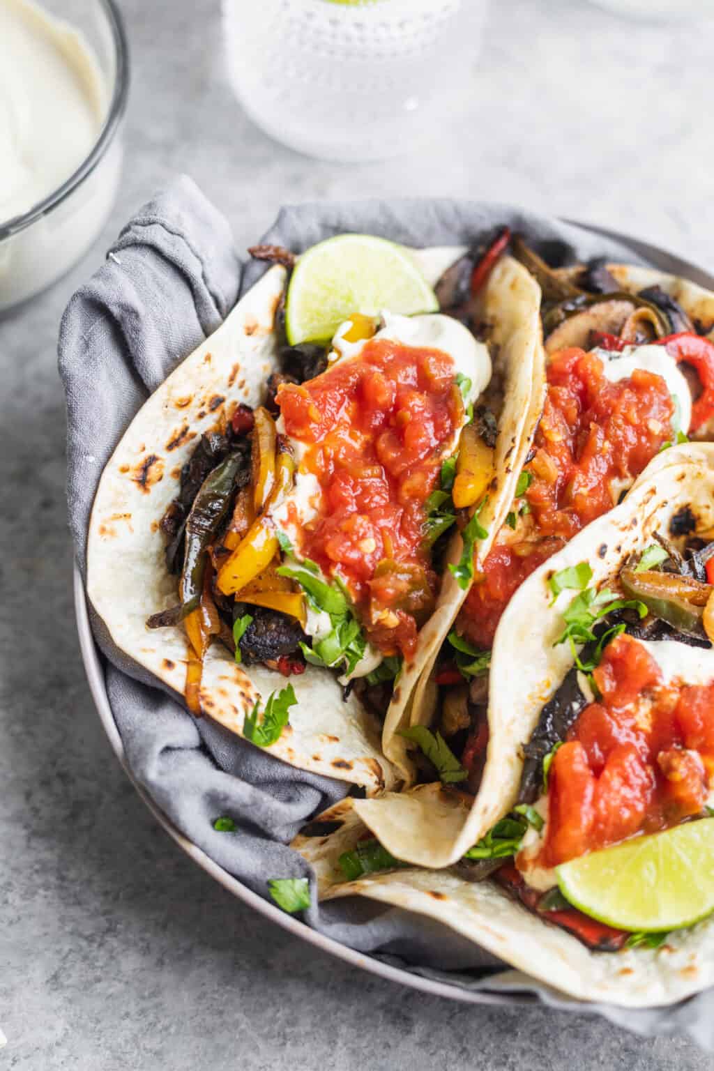 Mushroom Fajitas with Cashew Queso Blanco Delish Knowledge