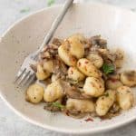 Balsamic Mushroom Gnocchi