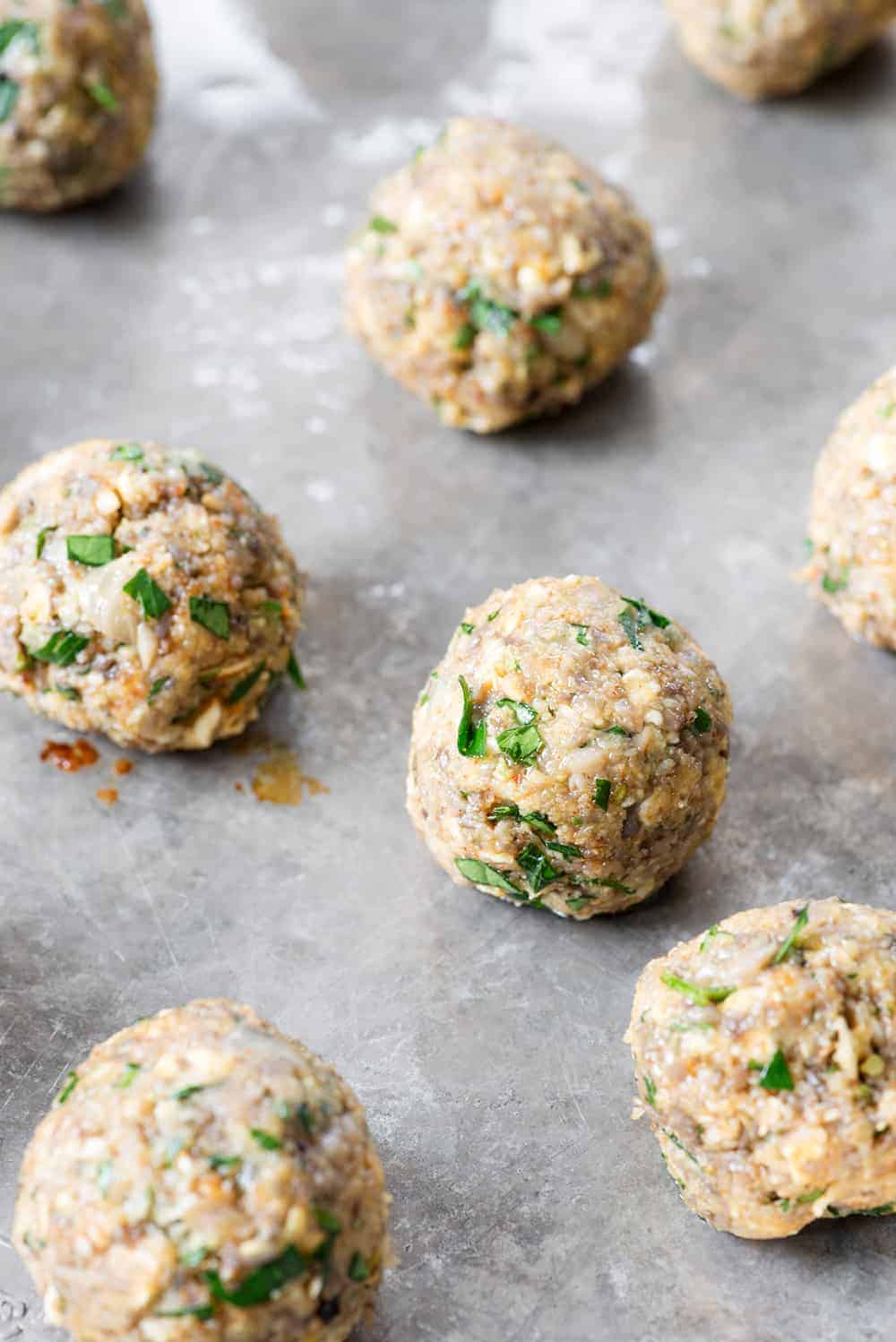 Mushroom Meatballs