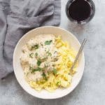 Mushroom Vegetarian Stroganoff