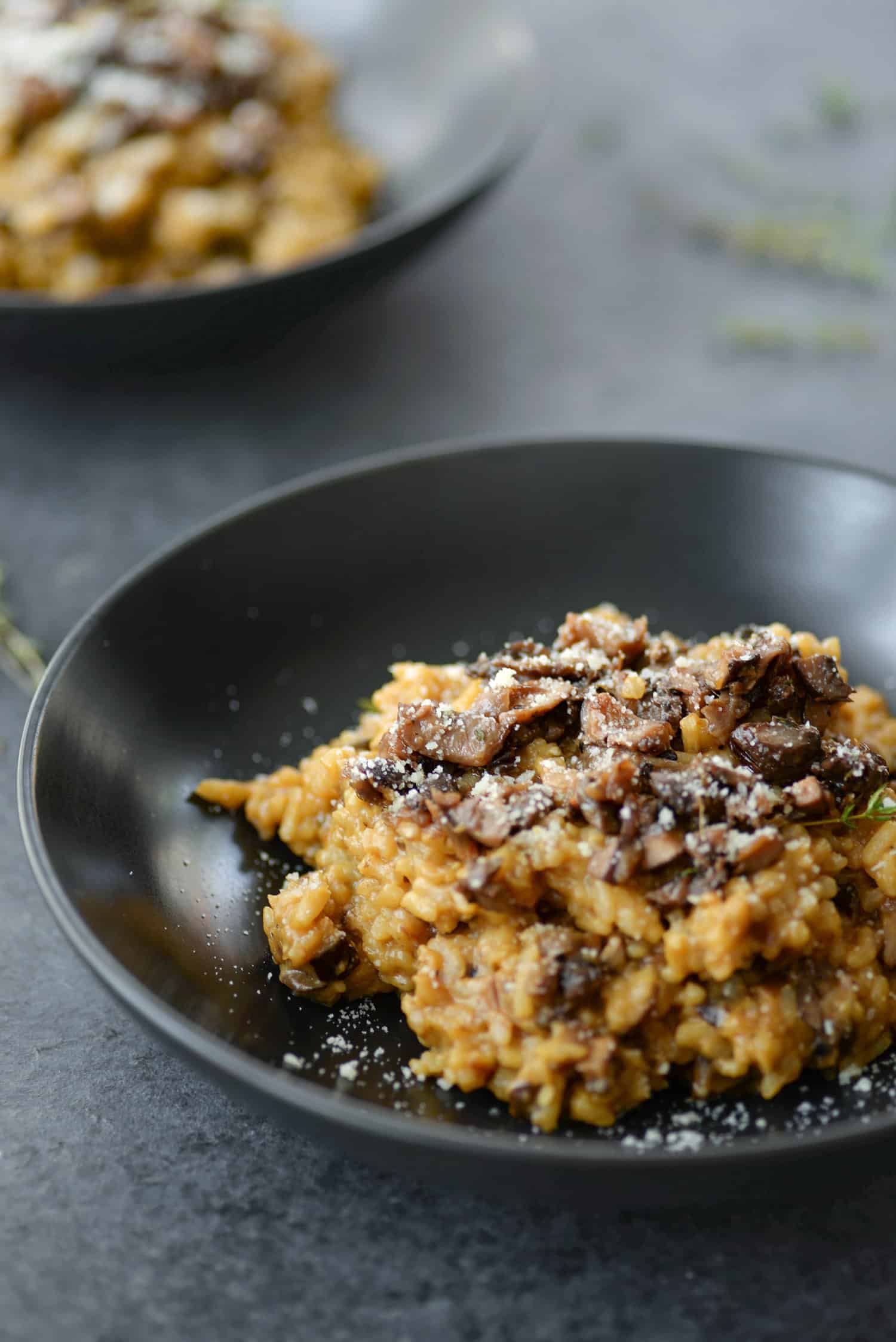 Wild Mushroom Risotto 5 Wild Mushroom Risotto! If You Love Risotto, You'Ve Gotta Try This Recipe. Homemade Wild Mushroom Stock With Crispy, Thyme Roasted Mushrooms With Creamy Risotto. Vegetarian, Easily Vegan. | Www.delishknowledge.com