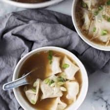 Mushroom Wonton Soup-image