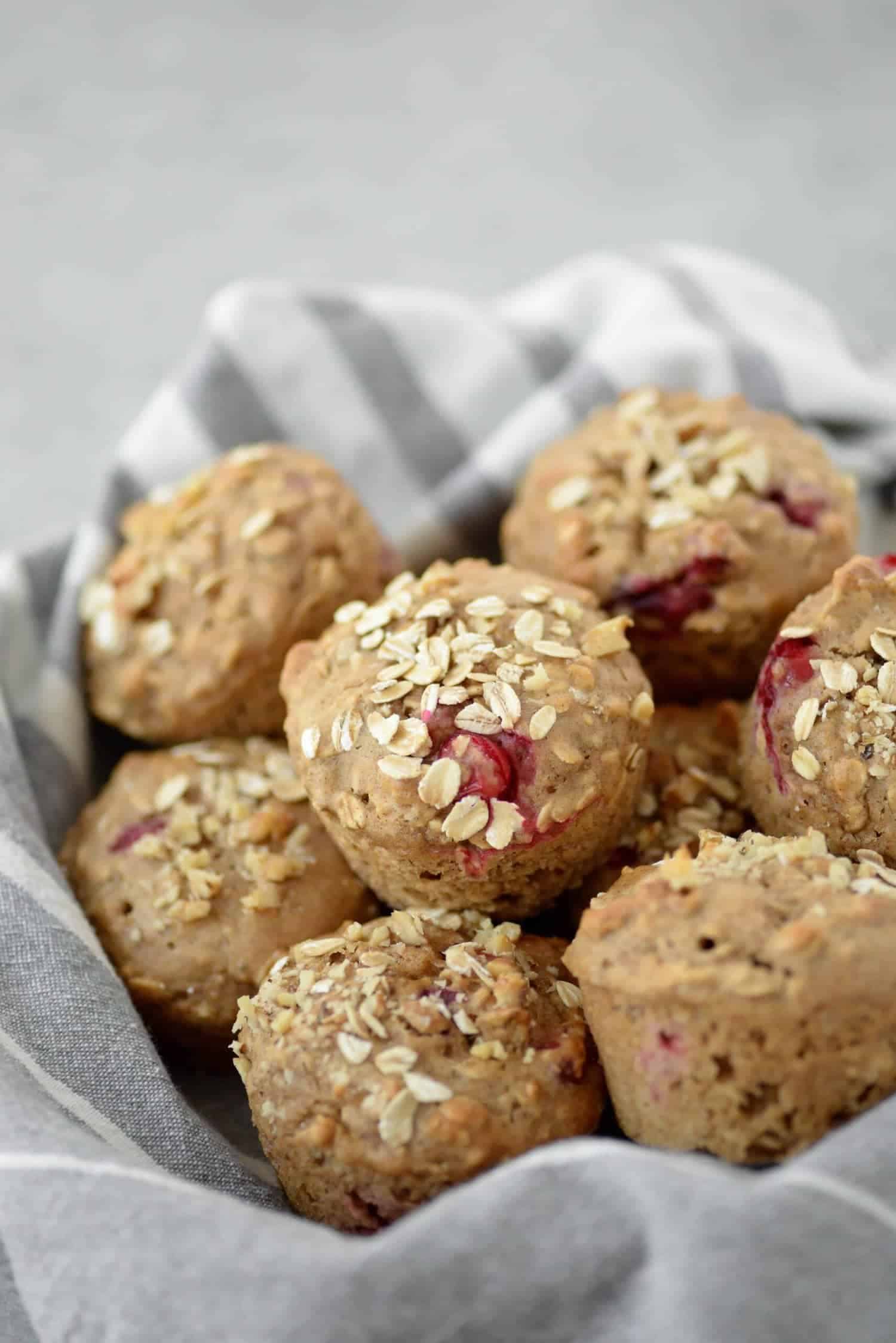 Oatmeal Cranberry Muffins - Delish Knowledge