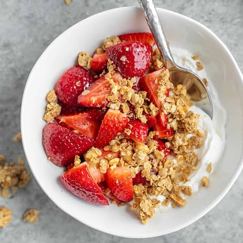 Pb And J Granola Bowl