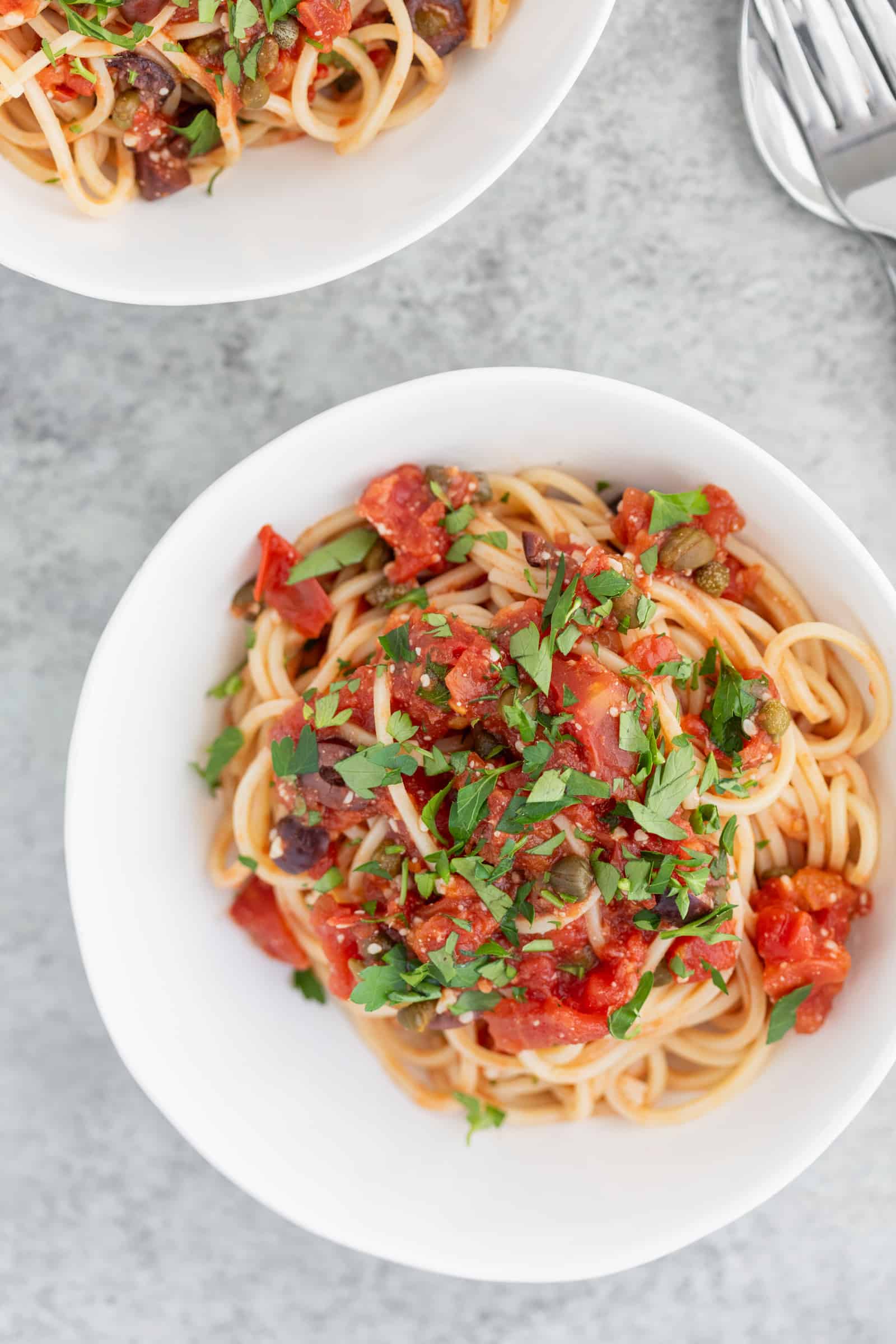 Pasta Puttanesca - Delish Knowledge