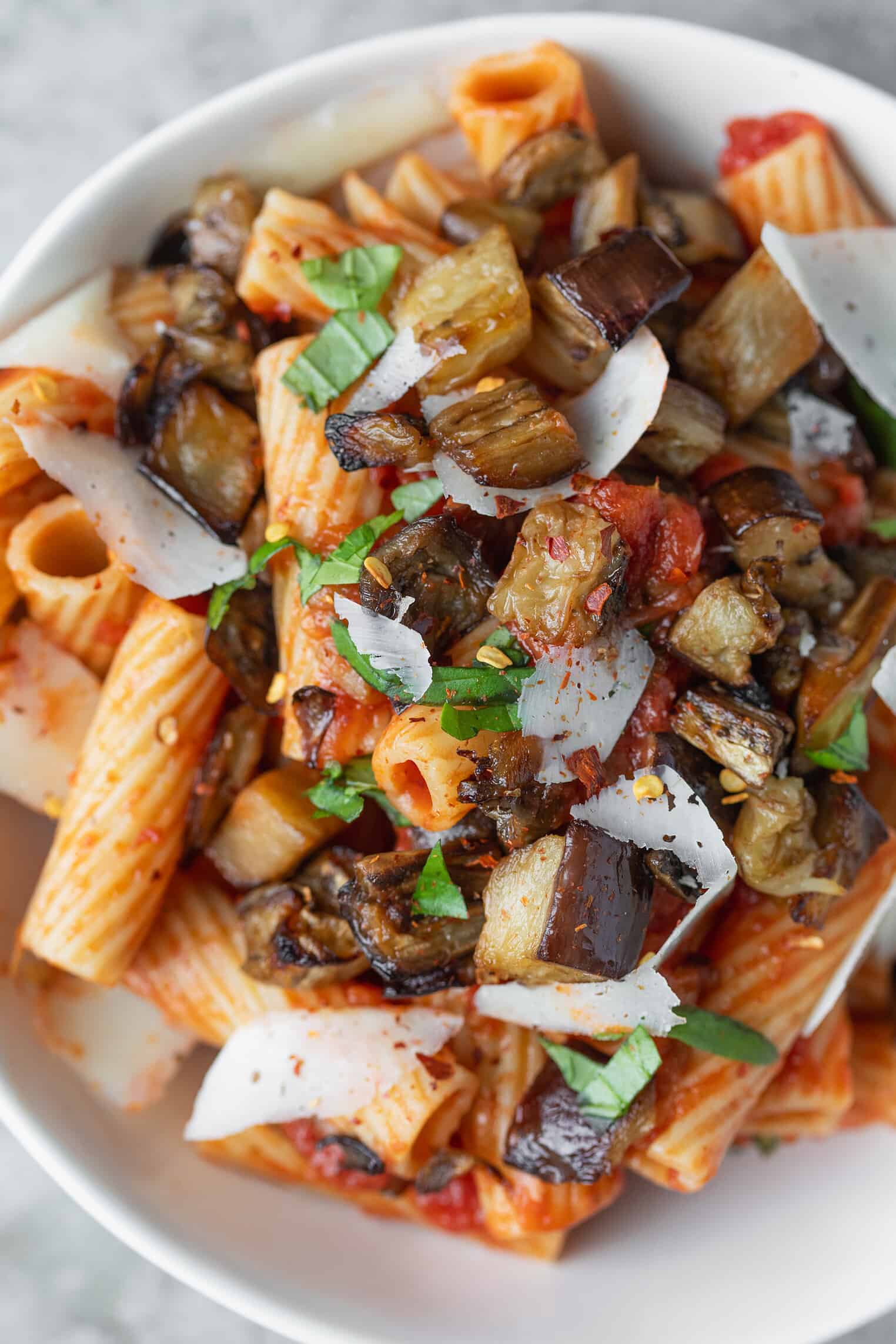 Easy Penne Alla Norma (Eggplant Pasta) - Plant-Based on a Budget