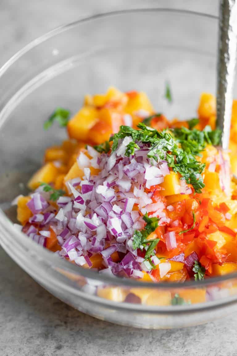 Peach Habanero Salsa Delish Knowledge