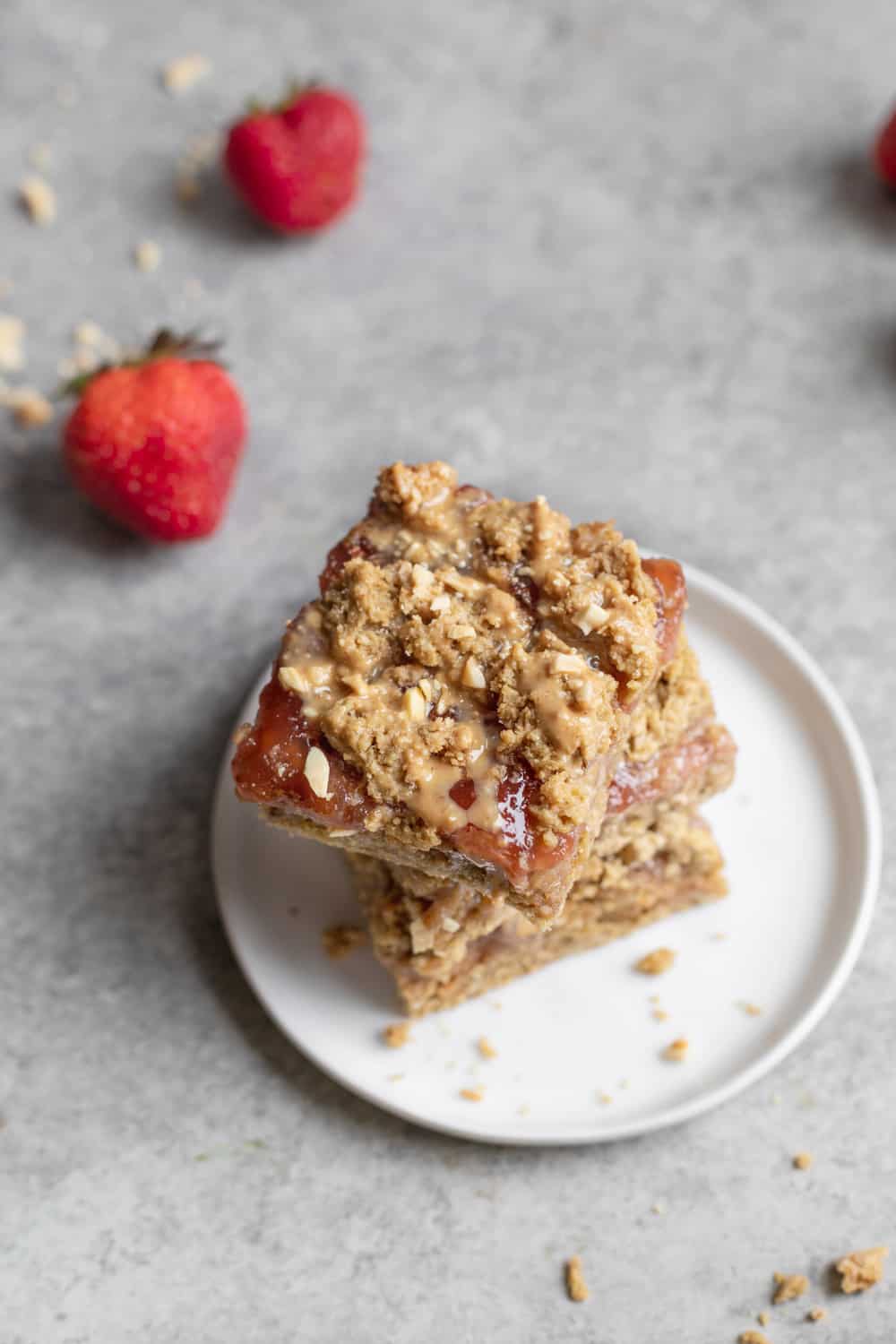 Vegan Peanut Butter And Jelly Bars