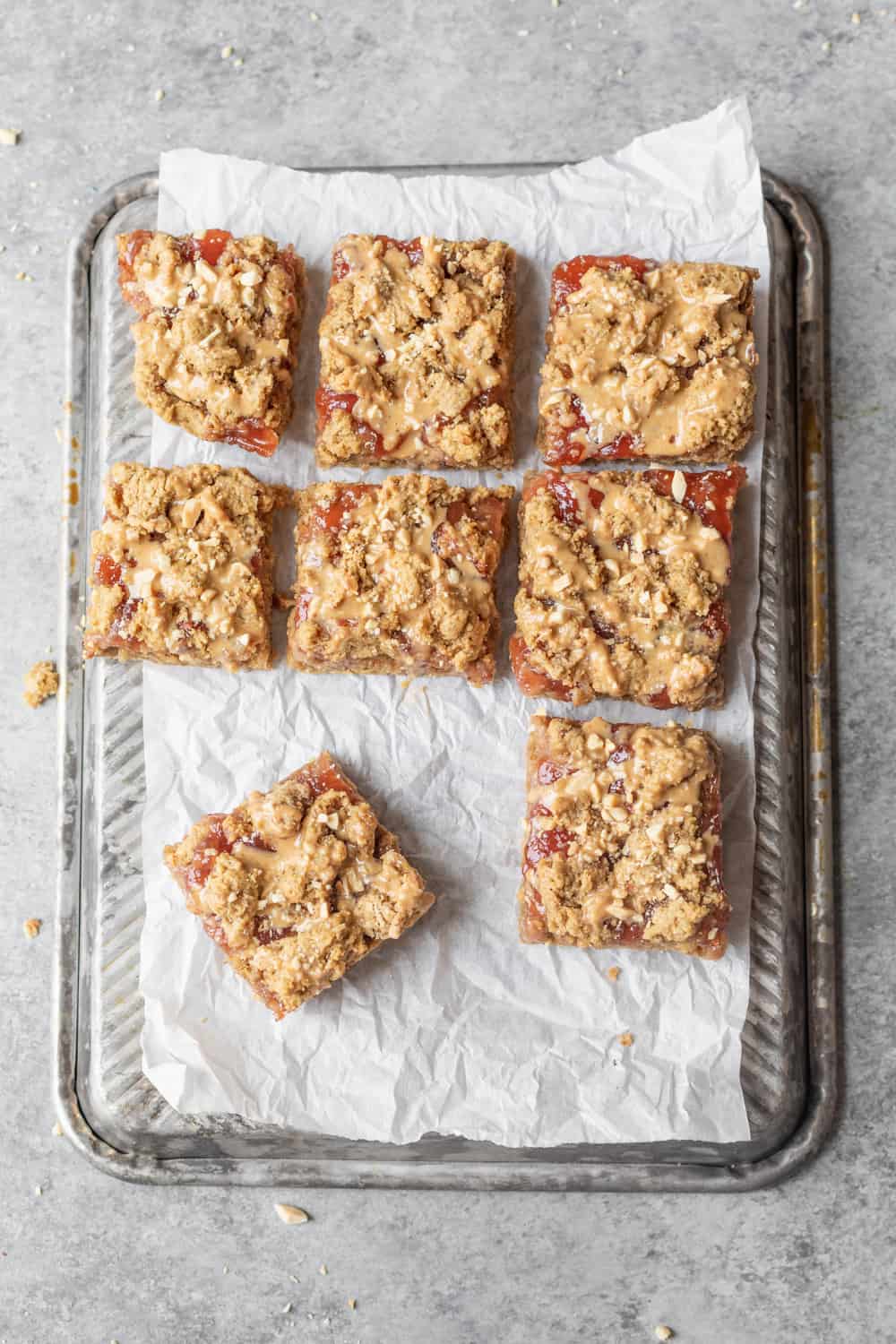 Peanut Butter And Jelly Bars 