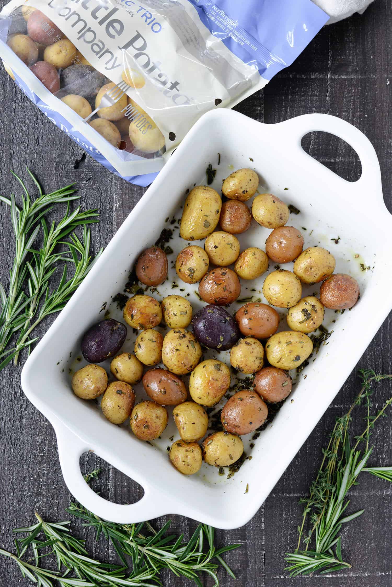 Perfect Herb Roasted Potatoes 4 Perfect Herb Roasted Potatoes. These Recipes Are Roasted With Sage, Rosemary And Thyme. Perfect For #Thanksgiving, The #Holidays Or Any Simple Table! #Vegan And #Glutenfree. #Healthy #Vegetarian #Sidedish #Christmas #Recipes #Healthyrecipe | Www.delishknowledge.com