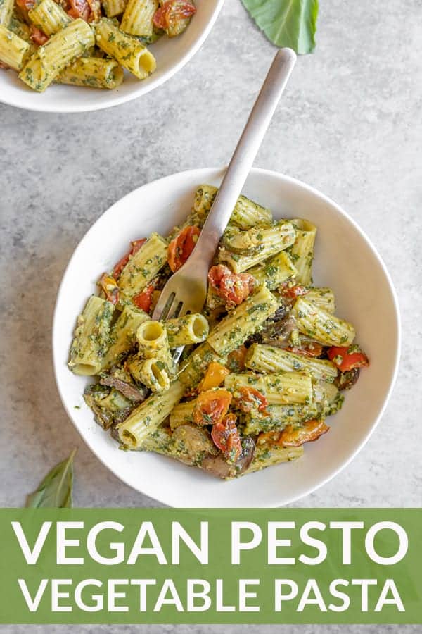 Vegan Pesto Pasta - Delish Knowledge
