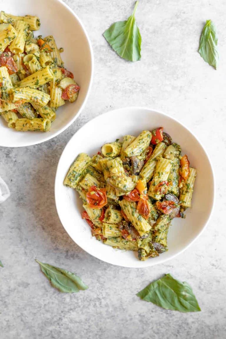 Vegan Pesto Pasta Delish Knowledge