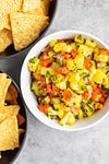 pineapple salsa with chips