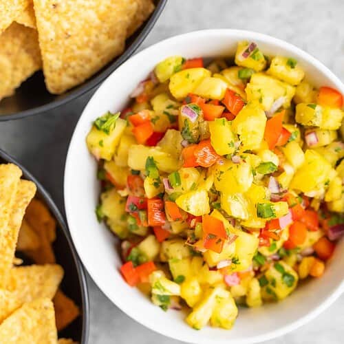 Pineapple Salsa With Chips