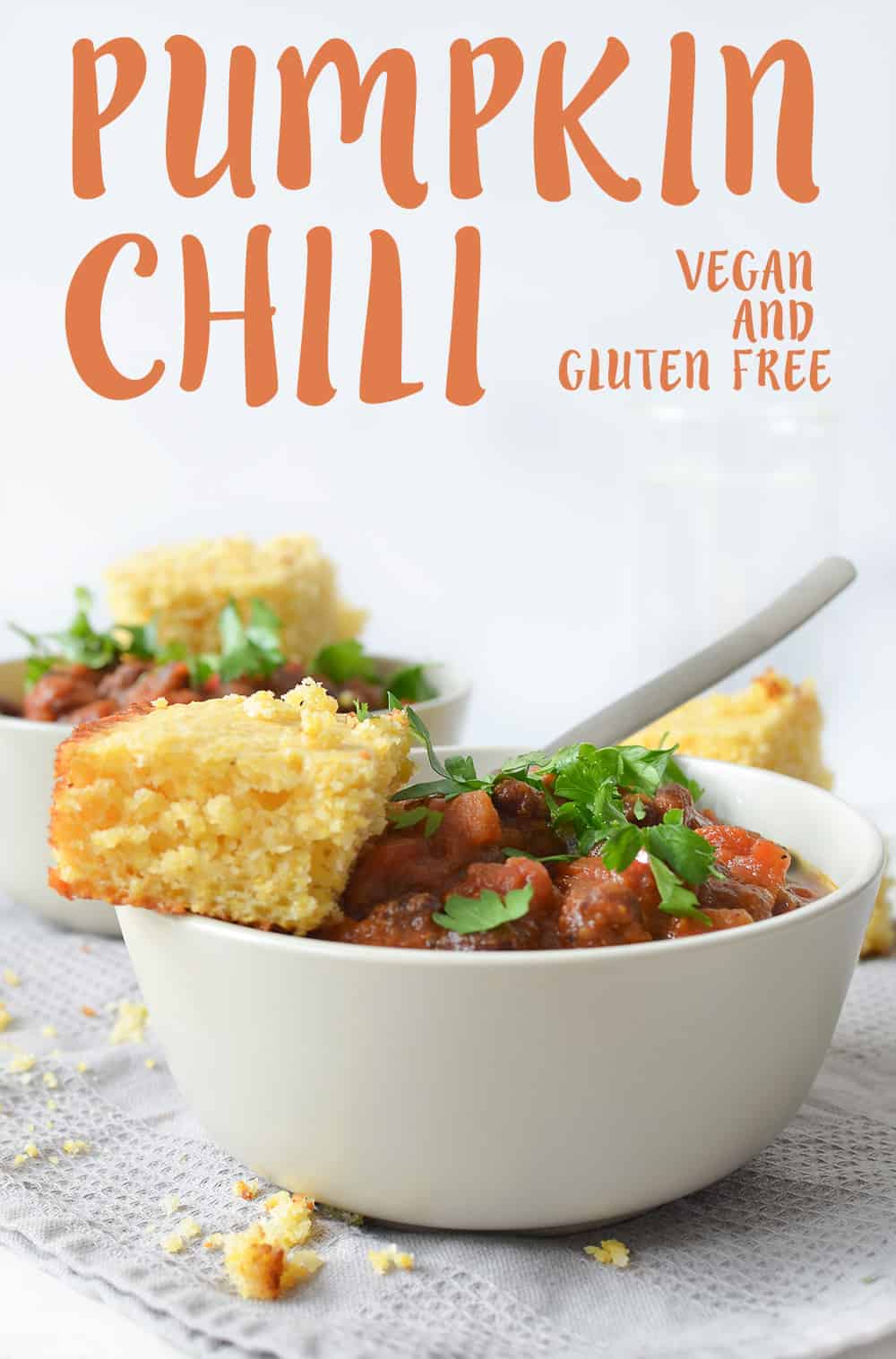 Vegan Pumpkin Chili! This Spicy And Savory Stew Is Perfect For Crisp Evenings! Black Beans And Vegetables Simmered In A Rich Pumpkin Chili Sauce. #Vegan &Amp; #Glutenfree | Www.delishknowledge.com