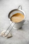 Pumpkin Chai Latte for One! If you love pumpkin chai lattes, you'll want to save this healthier, cleaner version. Made with chai tea, pumpkin puree, almond milk and spice. Vegan & Gluten-Free | www.delishknowledge.com