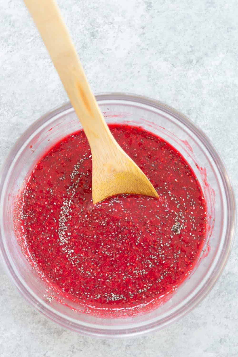 Frozen Berries With Chia Seeds