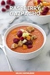 Raspberry Gazpacho