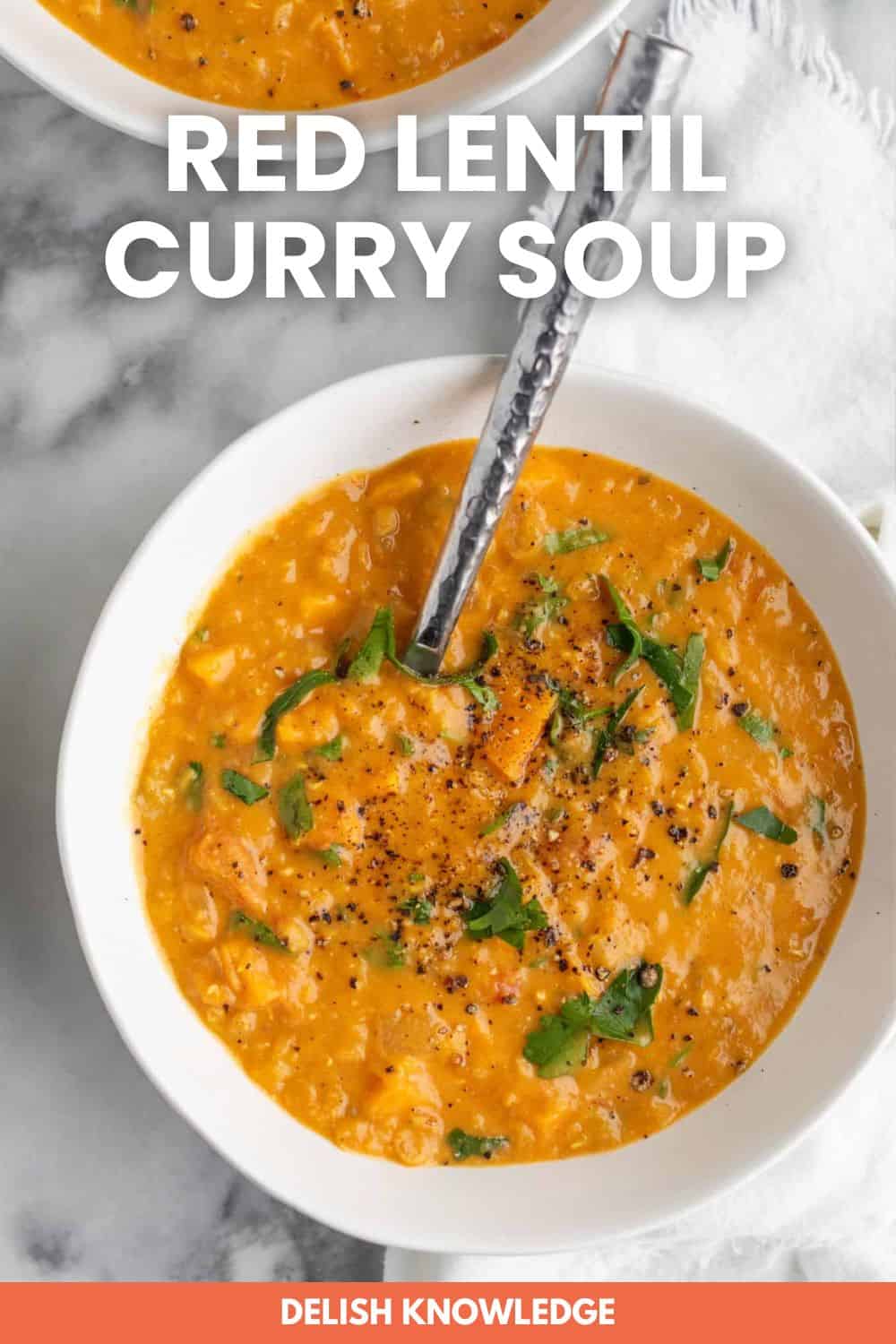 Red Lentil Curry Soup - Delish Knowledge