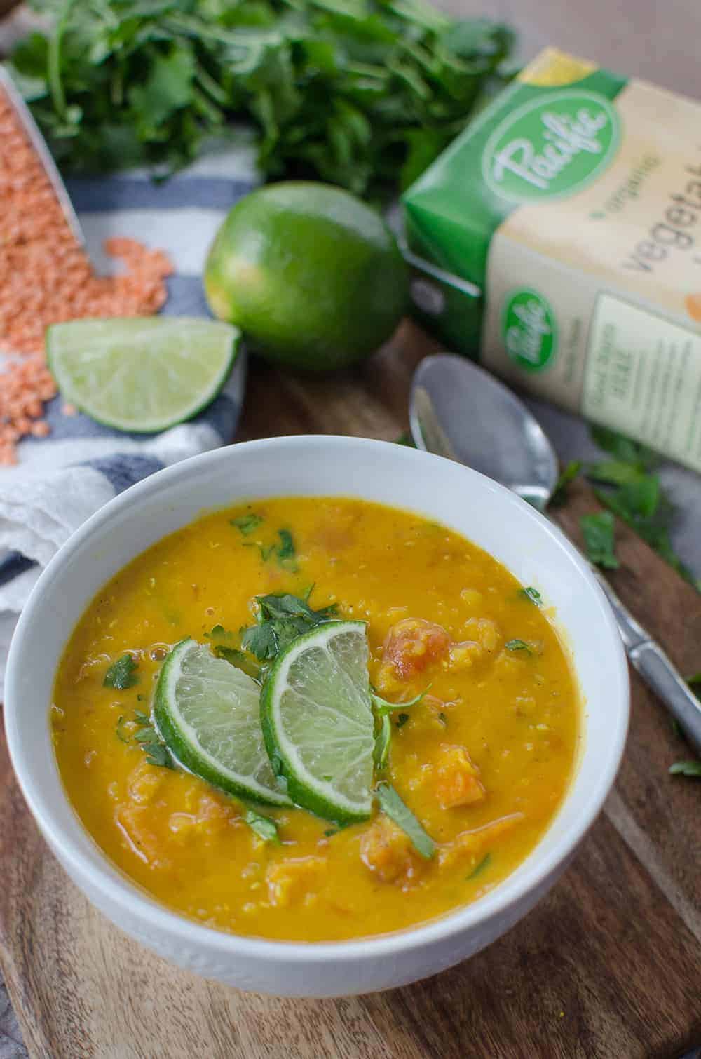 Red Lentil Curry Soup