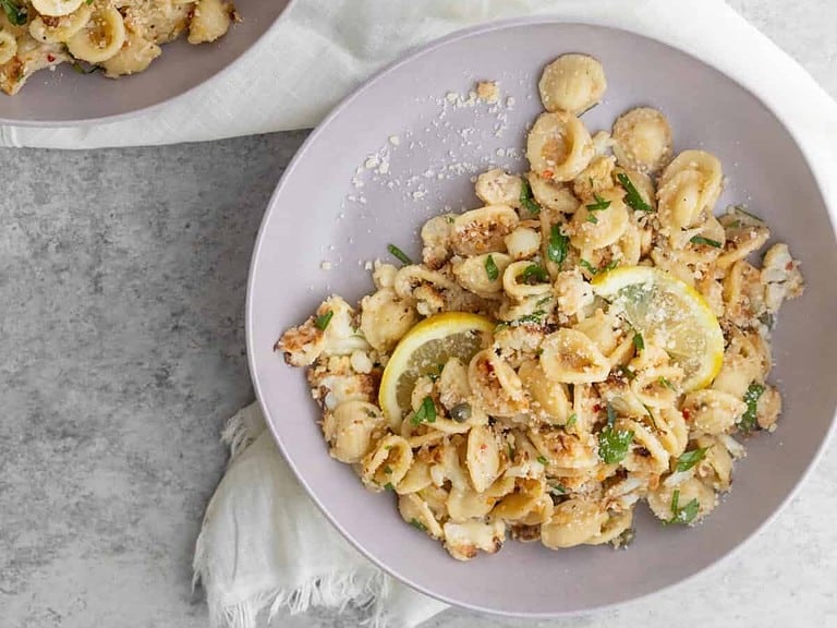 Roasted Cauliflower Pasta Pasta