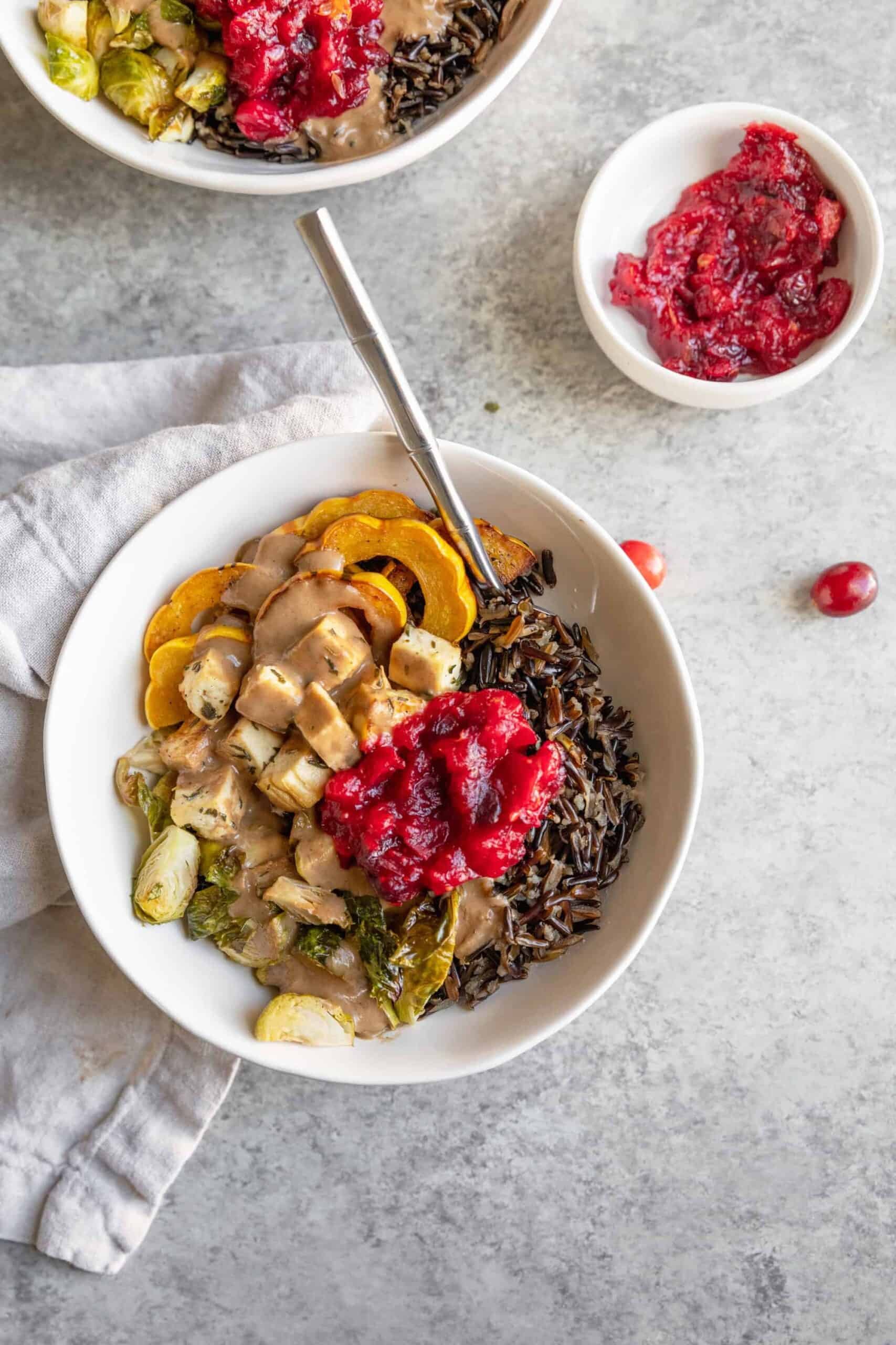 Roasted Vegetable Thanksgiving Bowl