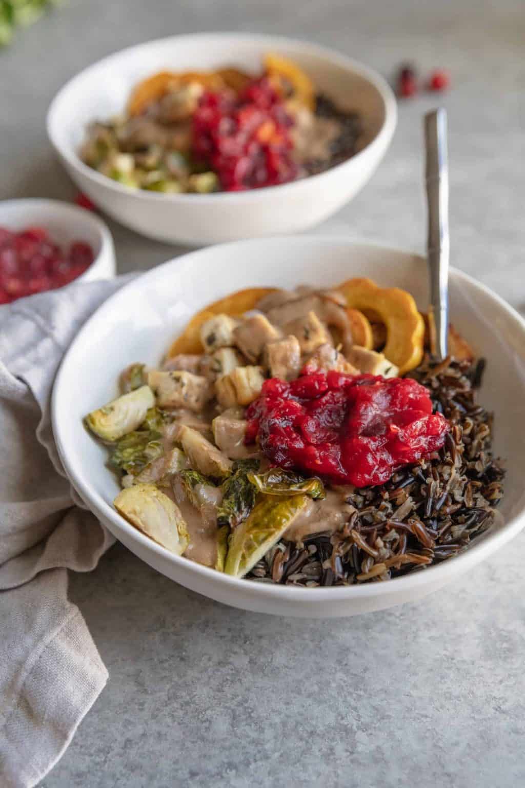 Roasted Vegetable Thanksgiving Bowl Delish Knowledge