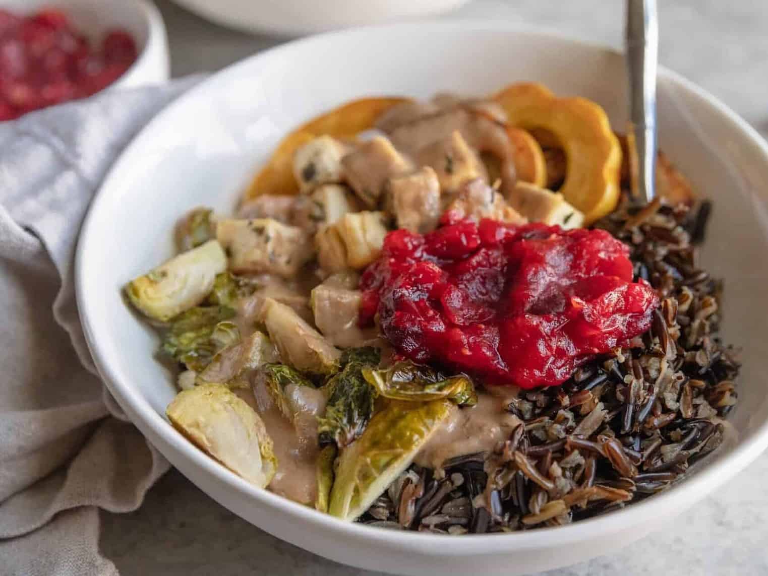 Roasted Vegetable Thanksgiving Bowl