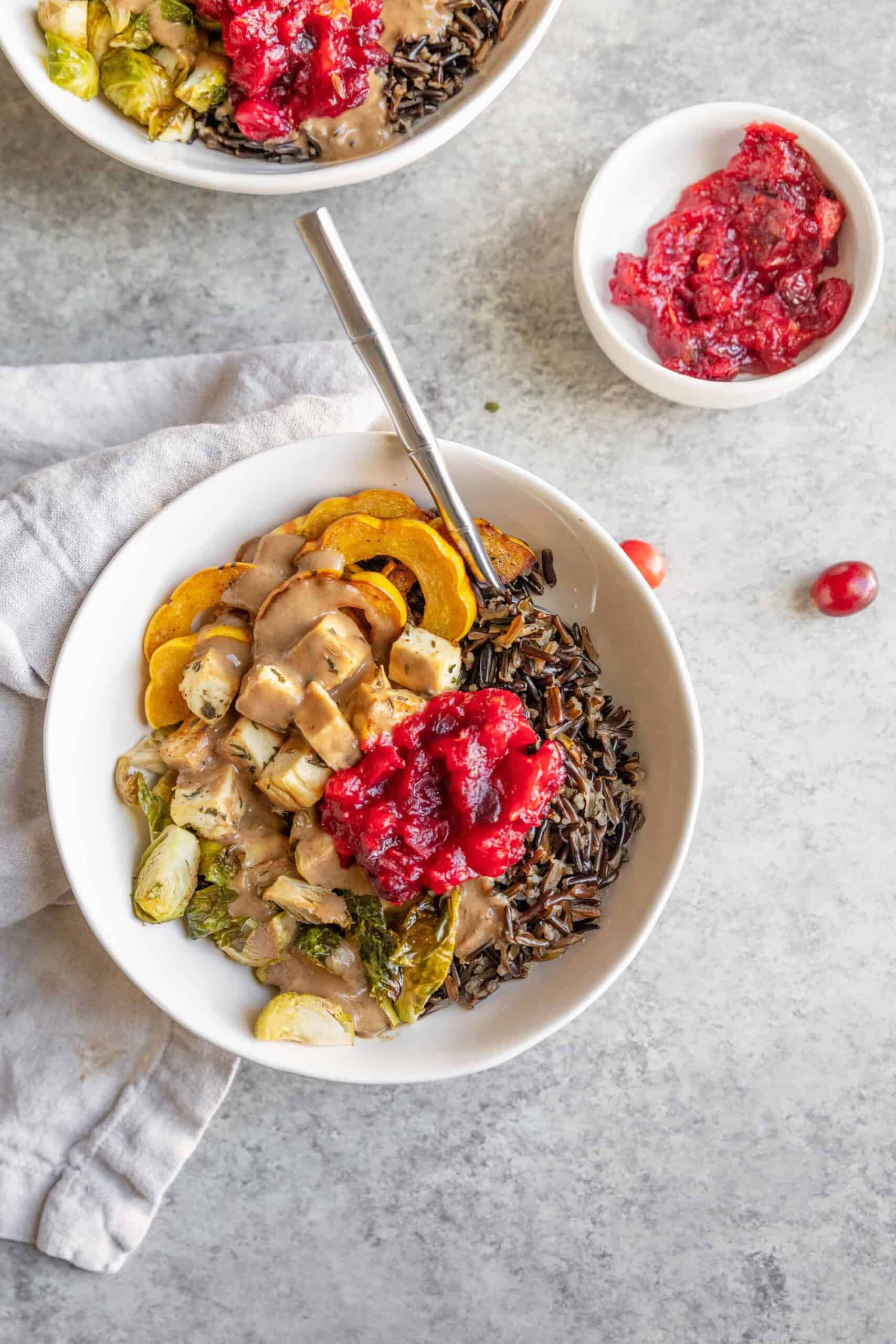 Roasted Vegetable Thanksgiving Bowl